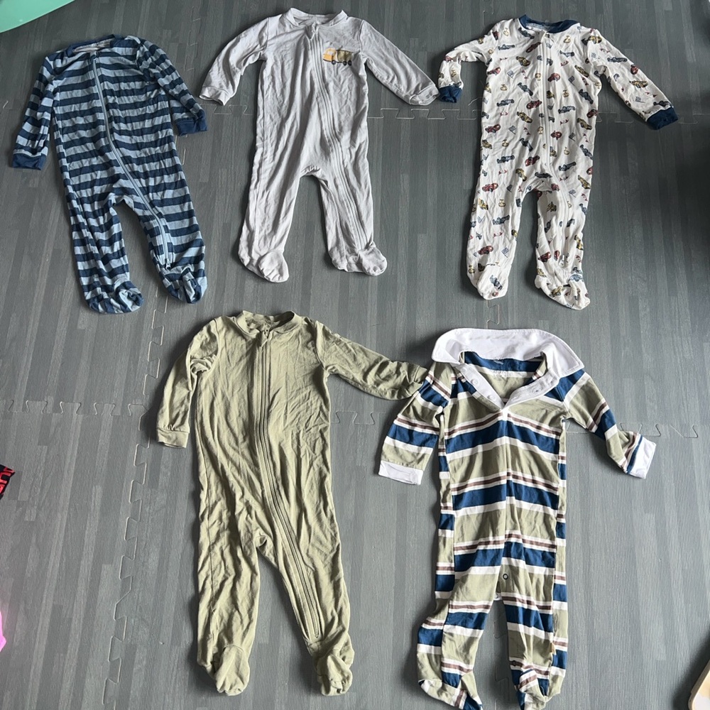 Milkberry bamboo 6-9mo pj set